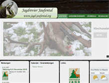 Tablet Screenshot of jagd-jaufental.org